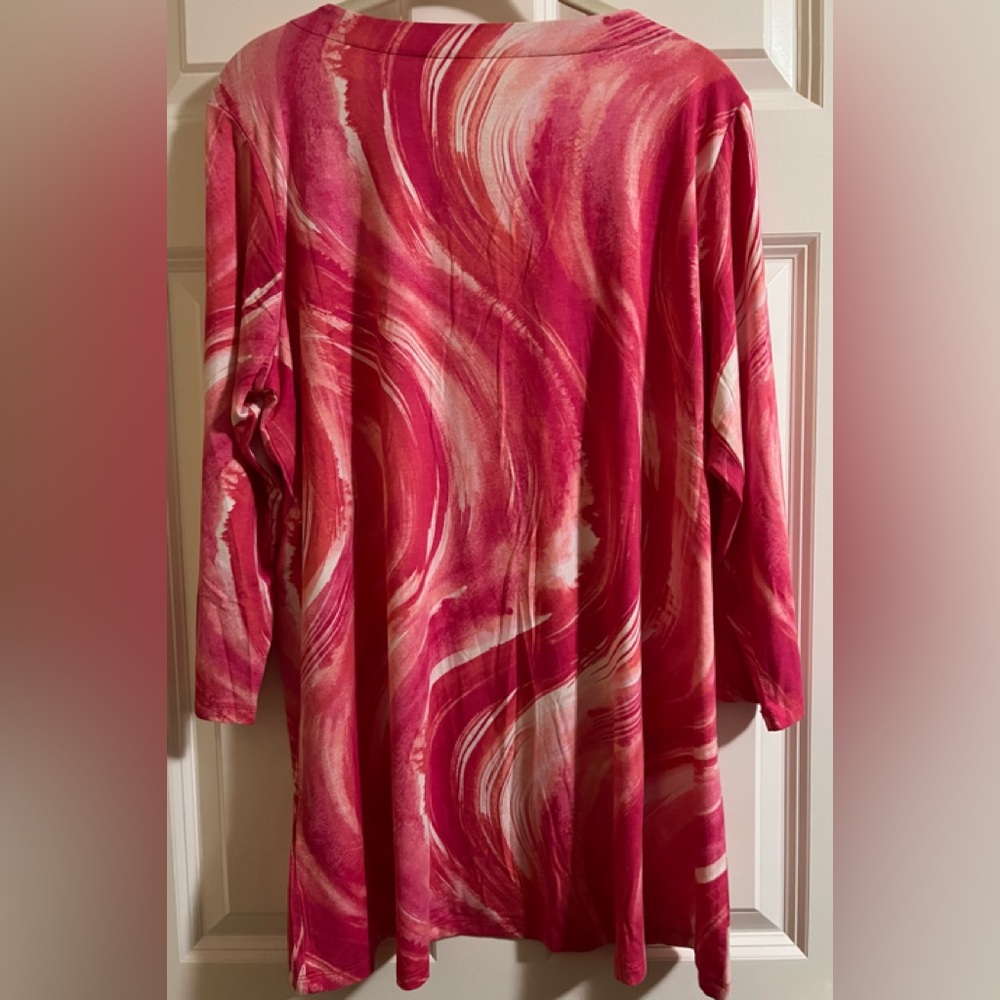 NWOT belle by Kim Graver colorful top. Size L - Picture 7 of 7